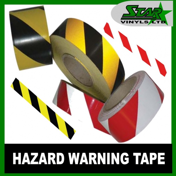  Starvinyls Ltd Self Adhesive Hazard Warning Tape